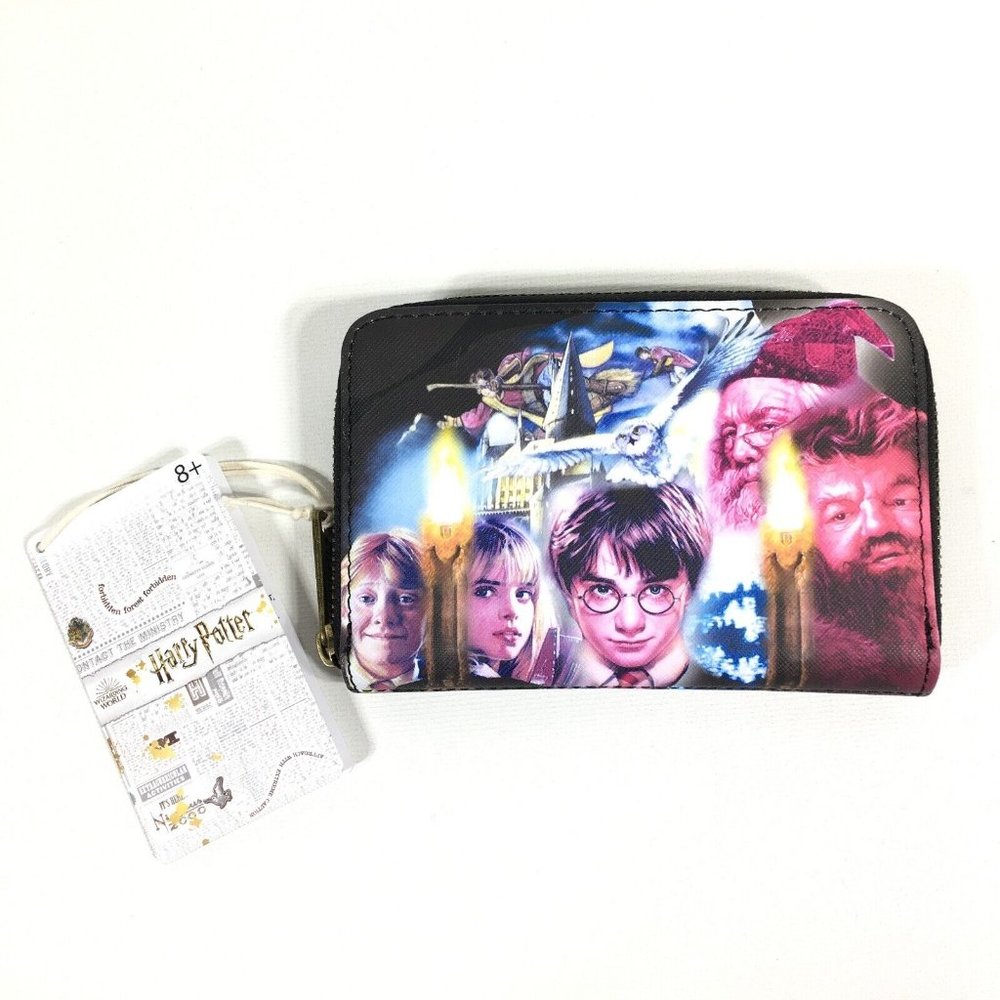Loungefly Harry Potter Trilogy Sorcerers Stone Zip Around Wallet - Picture 3 of 15